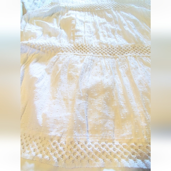2 Pc:Crochet Vintage Maxi Skirt: St. John Bay Jeri Marque Knit Sweater, White,M - Picture 5 of 16